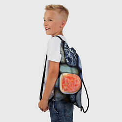 Рюкзак-мешок Цветные камушки, цвет: 3D-принт — фото 2