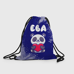 Рюкзак-мешок Ева панда с сердечком, цвет: 3D-принт