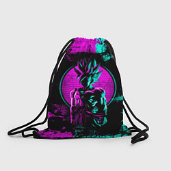 Рюкзак-мешок Неоновый гоку блэк, цвет: 3D-принт