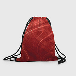 Рюкзак-мешок Текстура - Red wave, цвет: 3D-принт