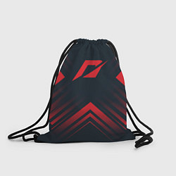 Рюкзак-мешок Красный символ Need for Speed на темном фоне со ст, цвет: 3D-принт