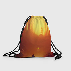 Рюкзак-мешок Темная ведьма колдует в жутком лесу, цвет: 3D-принт