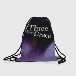 Рюкзак-мешок Three Days Grace lilac, цвет: 3D-принт