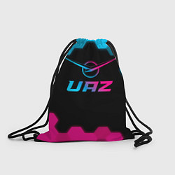 Рюкзак-мешок UAZ - neon gradient, цвет: 3D-принт