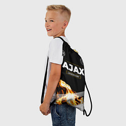 Рюкзак-мешок Ajax legendary sport fire, цвет: 3D-принт — фото 2