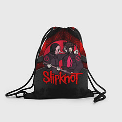 Мешок для обуви Slipknot black and red