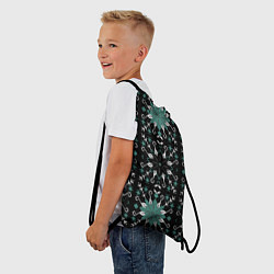 Рюкзак-мешок Узор из мозаики, цвет: 3D-принт — фото 2