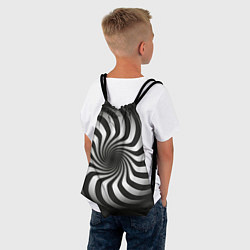 Рюкзак-мешок Объёмная спираль - оптическая иллюзия, цвет: 3D-принт — фото 2