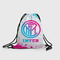Рюкзак-мешок Inter neon gradient style, цвет: 3D-принт