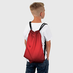 Рюкзак-мешок Красно-черная затемняющая виньетка, цвет: 3D-принт — фото 2