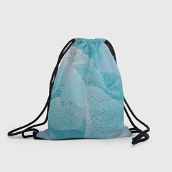 Рюкзак-мешок Волнообразное голубое множество шаров, цвет: 3D-принт