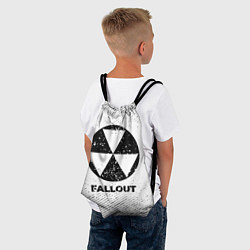 Рюкзак-мешок Fallout с потертостями на светлом фоне, цвет: 3D-принт — фото 2