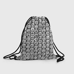 Рюкзак-мешок Пупырка - текстура, цвет: 3D-принт