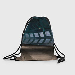 Рюкзак-мешок Коридор космической станции, цвет: 3D-принт