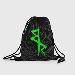Рюкзак-мешок Логотип Cyberpunk: Edgerunners - Дэвид, цвет: 3D-принт