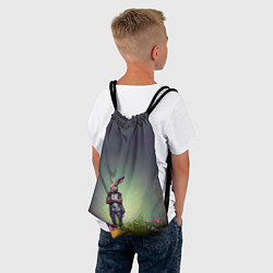 Рюкзак-мешок Кролик на стиле, цвет: 3D-принт — фото 2