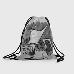 Рюкзак-мешок Кот зловред - червяк джим, цвет: 3D-принт