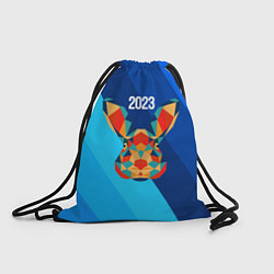 Рюкзак-мешок Кролик из мозаики 2023, цвет: 3D-принт
