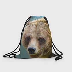 Рюкзак-мешок Русский бурый медведь, цвет: 3D-принт