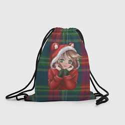 Рюкзак-мешок Снегурочка аниме, цвет: 3D-принт