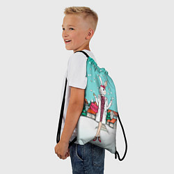 Рюкзак-мешок Зайчиха модница, цвет: 3D-принт — фото 2