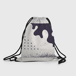 Рюкзак-мешок Абстрактные и тёмные точки и краски, цвет: 3D-принт