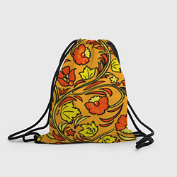 Мешок для обуви Хохлома золотой фон