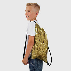 Рюкзак-мешок Золотая кожа, цвет: 3D-принт — фото 2