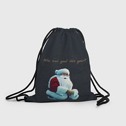 Рюкзак-мешок Дед Мороз в поисках хорошего мальчика, цвет: 3D-принт