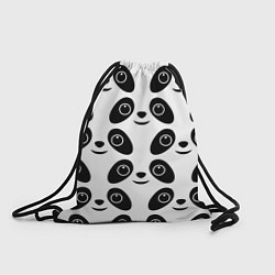 Рюкзак-мешок Panda bing dun dun, цвет: 3D-принт