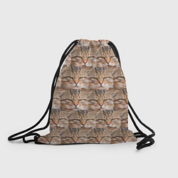 Рюкзак-мешок Кот - Гипнокот, цвет: 3D-принт