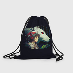 Рюкзак-мешок Сан с богиней Моро, цвет: 3D-принт