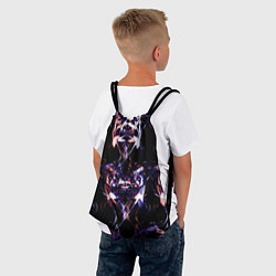 Рюкзак-мешок Абстракция-Неон, цвет: 3D-принт — фото 2
