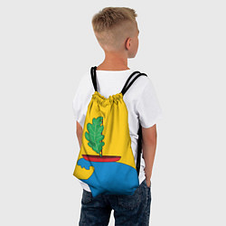 Рюкзак-мешок Герб Пижанского района, цвет: 3D-принт — фото 2