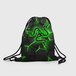 Мешок для обуви Razer neon logo