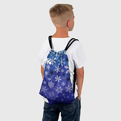 Рюкзак-мешок Сказочный снегопад, цвет: 3D-принт — фото 2
