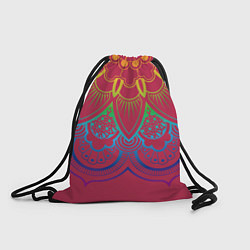 Рюкзак-мешок Viva magenta mandala, цвет: 3D-принт