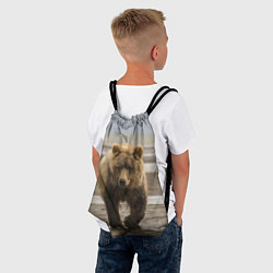 Рюкзак-мешок Медвежонок в аэропорту, цвет: 3D-принт — фото 2