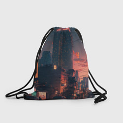 Рюкзак-мешок Киото на закате, цвет: 3D-принт