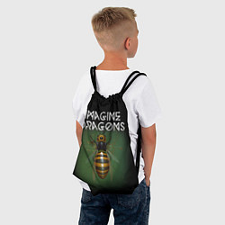 Рюкзак-мешок Imagine Dragons рок, цвет: 3D-принт — фото 2