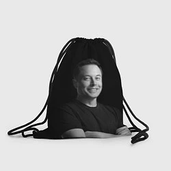 Рюкзак-мешок Илон Маск, портрет, цвет: 3D-принт