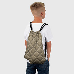 Рюкзак-мешок Стёганая кожа - fashion texture, цвет: 3D-принт — фото 2