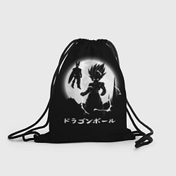 Рюкзак-мешок Dragon Ball Гоку при луне, цвет: 3D-принт