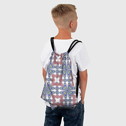 Рюкзак-мешок Мозаика, абстрактные сердечки, цвет: 3D-принт — фото 2
