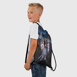 Рюкзак-мешок Уэнсдей Аддамс, вещь, цвет: 3D-принт — фото 2