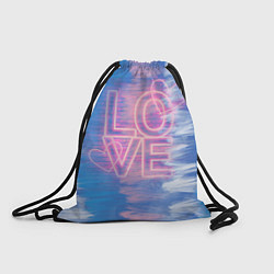 Рюкзак-мешок Любовь двух сердец, цвет: 3D-принт