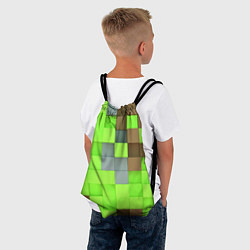 Рюкзак-мешок Матвей майнкрафт, цвет: 3D-принт — фото 2