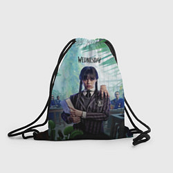 Рюкзак-мешок Wednesday poster, цвет: 3D-принт