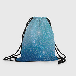 Рюкзак-мешок Снег, туман и блёстки, цвет: 3D-принт