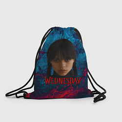 Рюкзак-мешок Wednesday horror, цвет: 3D-принт